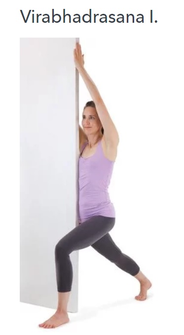 virabhadrasana - protahovac cvik